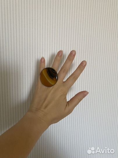 Кольца с минералами