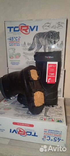 Сапоги зимние эва torvi