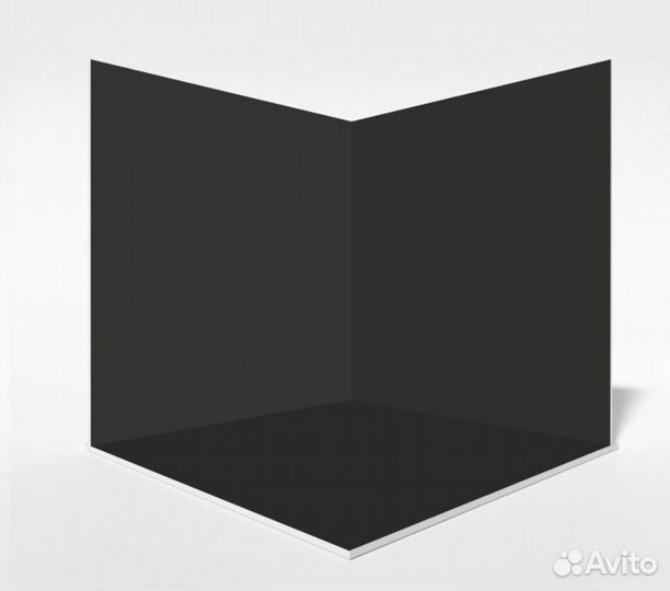 Фотофон черный угловой