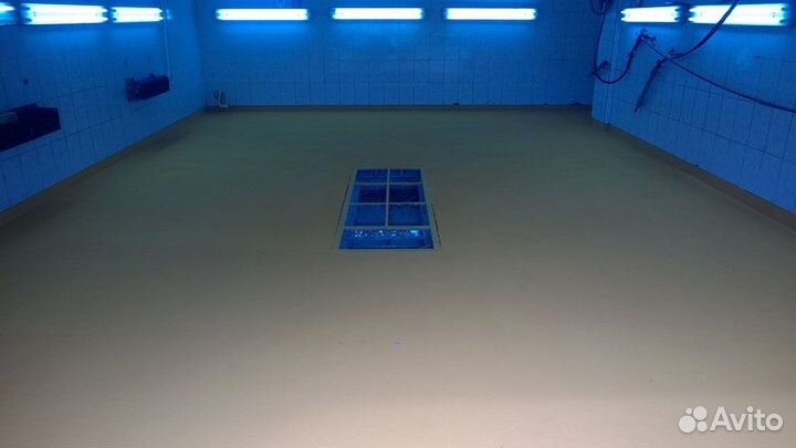 Полы для автомойки