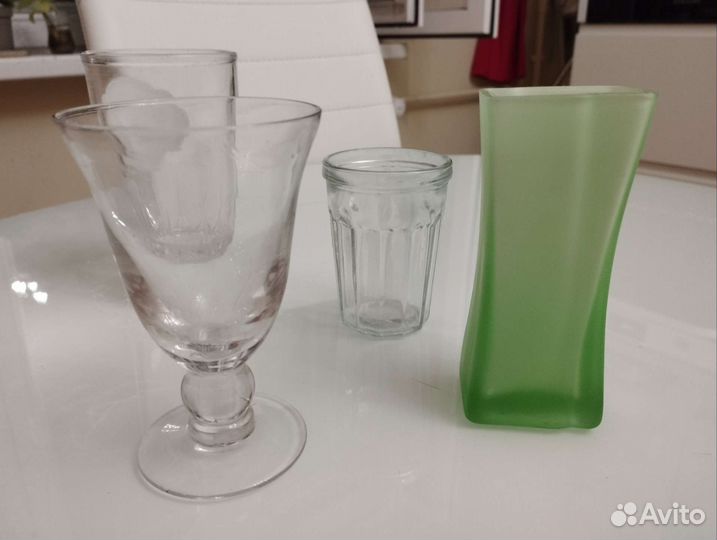 Кружка пивная, стеклянная утварь