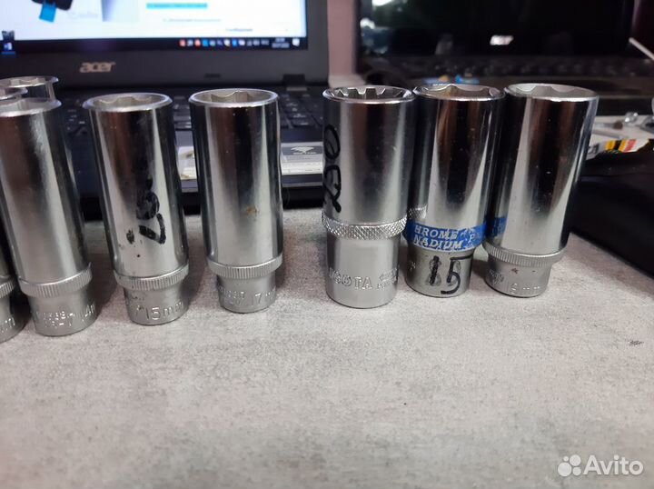 Головки торцевые 3/8 king tony Force Licota biltem