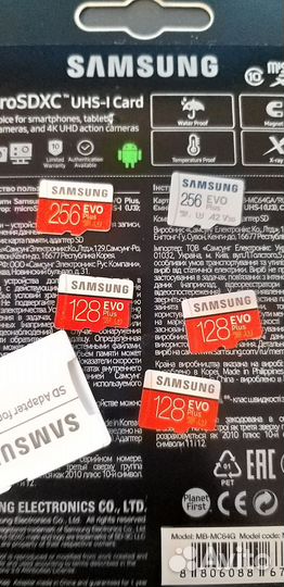 Карта памяти 128 256 gb micro samsung