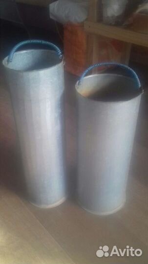 Вазоны под цветы оцинкованные