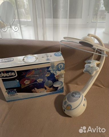 Мобиль с проектором chicco волшебные звезды