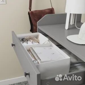 Stuk стук Ящик с отделениями, белый, 20x51x10 см I