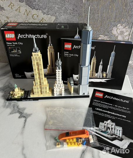 Lego architecture 21028 New York City (Нью-Йорк)