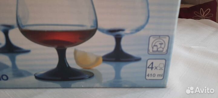 Бокалы для коньяка 410 мл.Новые в коробке