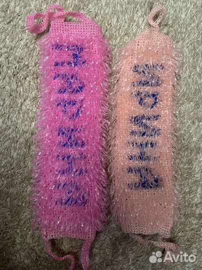 Мочалки ручной вязки