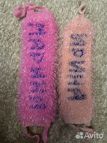 Мочалки ручной вязки