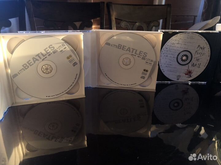 CD альбомы The Beatles, Pink Floyd