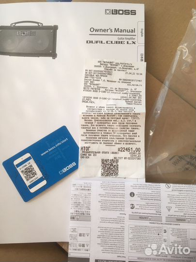 Гитарный Комбоусилитель Boss Dual Cube