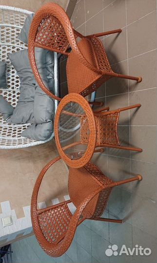 Новая ротанговая мебель для сада и лоджий