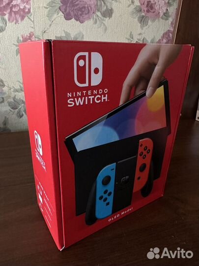 Портативная игровая приставка nintendo switch oled