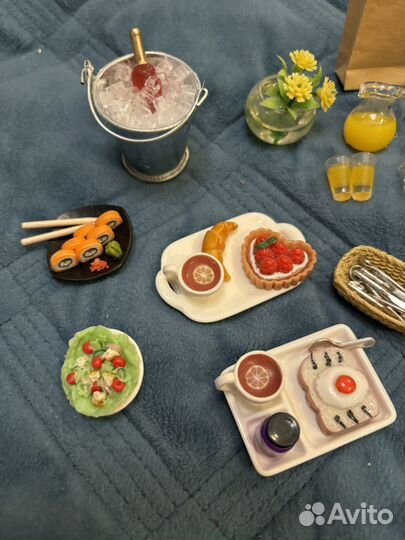 Лот миниатюр еда барби зуру zuru fashion mini