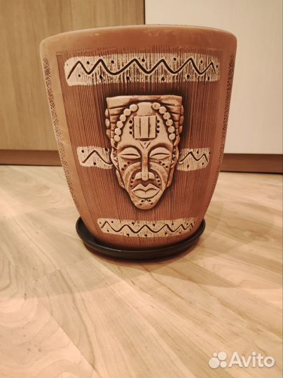 Горшок для цветов керамика напольный