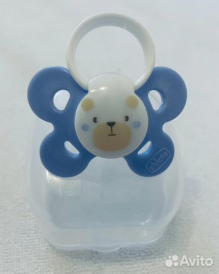 Силиконовая пустышка ортодонтическая Chicco Physio