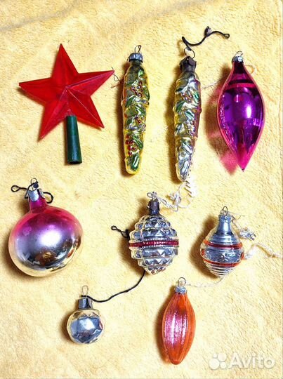 Елочные игрушки СССР