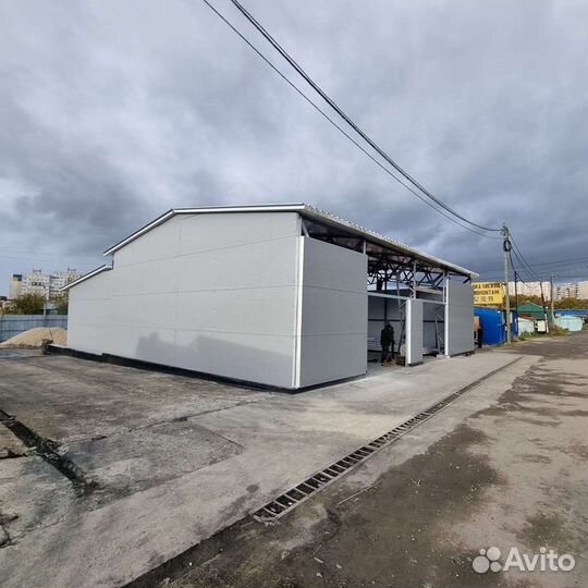 Строительство каркасных зданий из сендвич-панелей