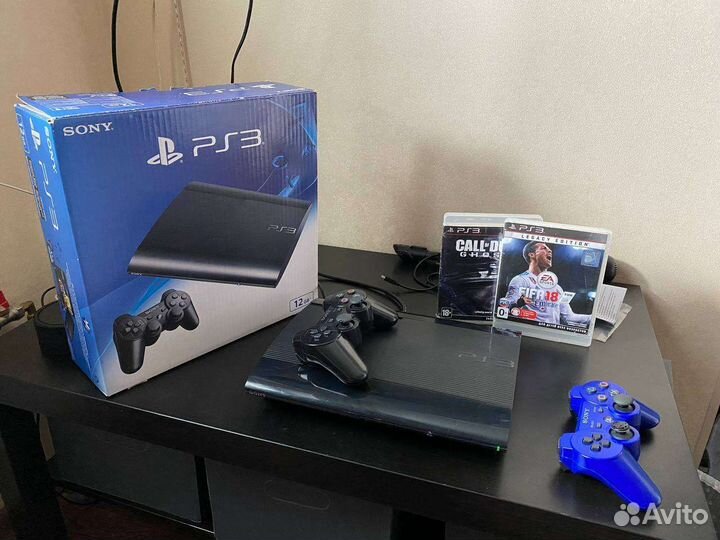 Sony PS3 super slim прошитая