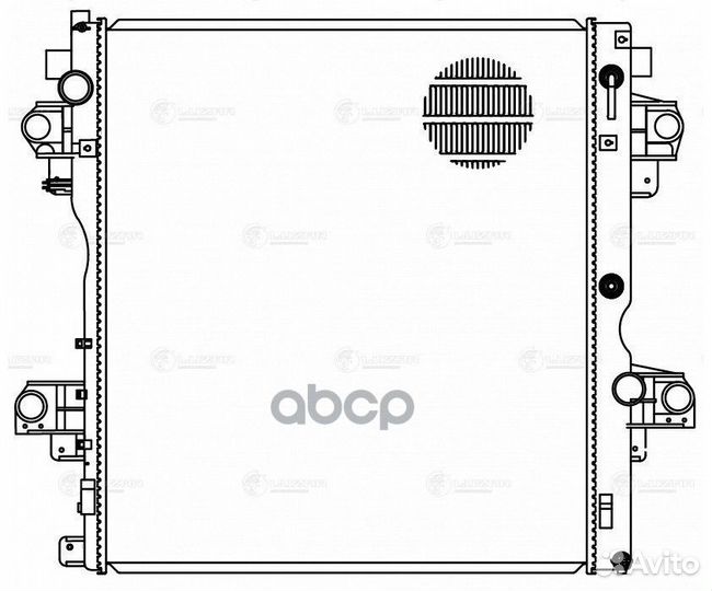 Радиатор охл. для А/М toyota land cruiser prado