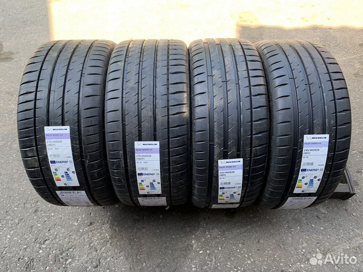 Michelin Pilot Sport 4 S 275/35 R20 и 245/40 R20