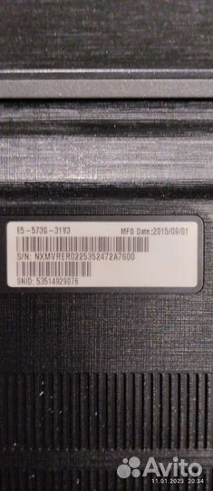 Игровой ноутбук acer