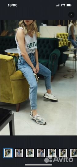 Джинсы мом american apparel Denim