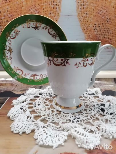 Чашка с блюдцем дулево