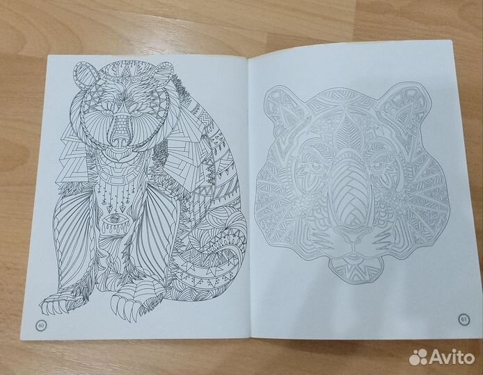 Рисуем для отдыха и релаксации. Звери и птицы