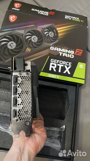 Видеокарта msi rtx 3060ti (3060 ti)gaming x trio