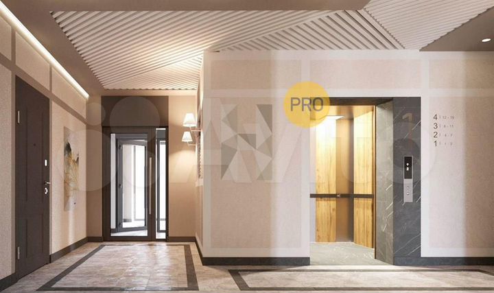 2-к. квартира, 54,2 м², 2/4 эт.