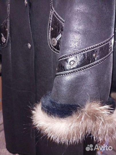 Дубленка женская зимняя