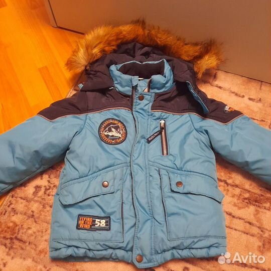 Куртка зимняя для мальчика 104-110