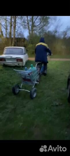 Электровелосипед с прицепом