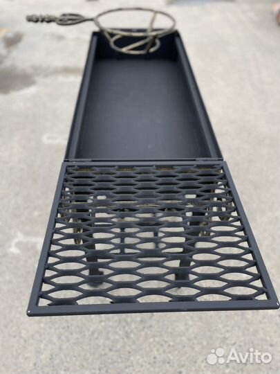 Мангал,со съемной топкой под казан
