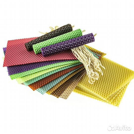 3 Вощина для свечей цветная 30 листов 200*130 мм