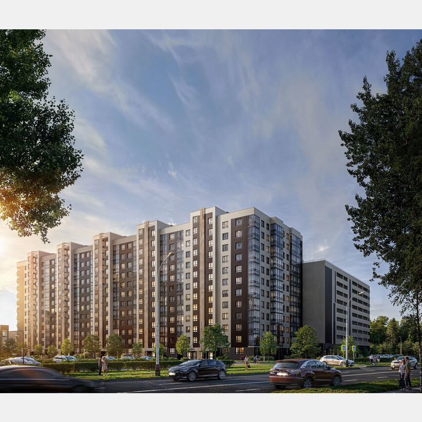 1-к. квартира, 40,8 м², 2/12 эт.