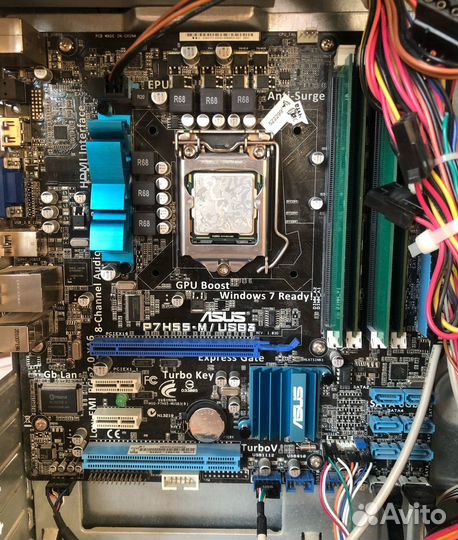 Аsus Р7H55-M/usв3 с процессором