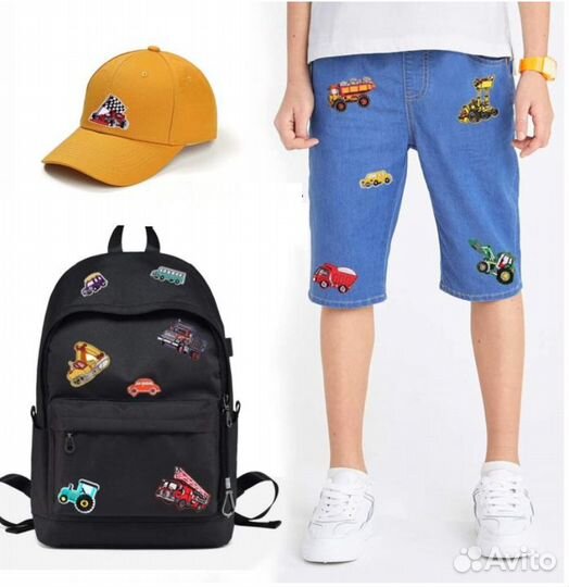 Нашивки на одежду строительные машины грузовики