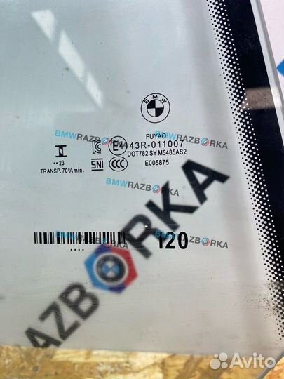 Стекло двери задней правой BMW iX I20 2023