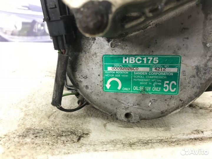 Компрессор кондиционера Honda Civic 4D