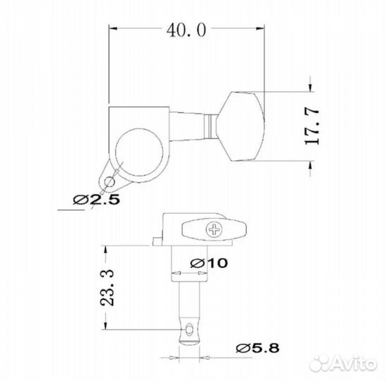 Колки для электрогитары