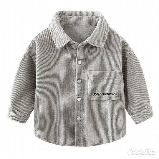 Рубашка вельвет для мальчиков