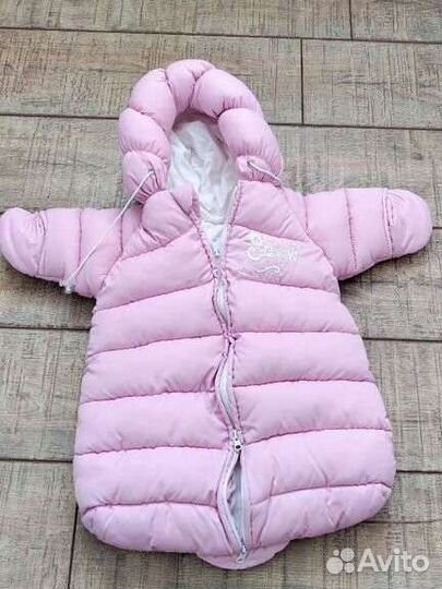 Конверт на выписку для девочки зима