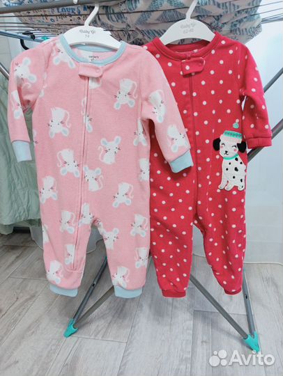Комбинезон слип Carter’s 12м пакетом