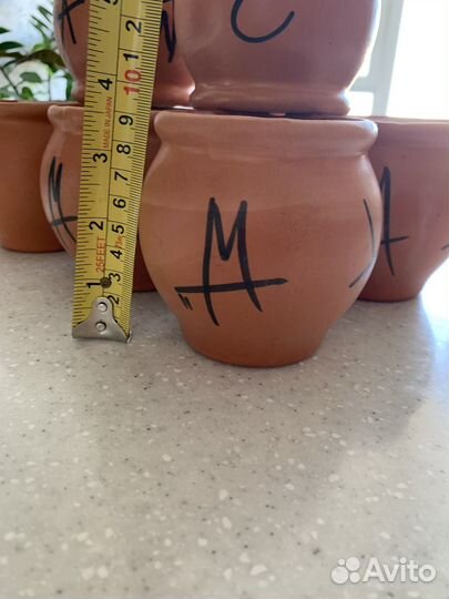 Горшочки глиняные