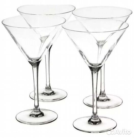 Набор бокалов для мартини и коктейлей 6шт