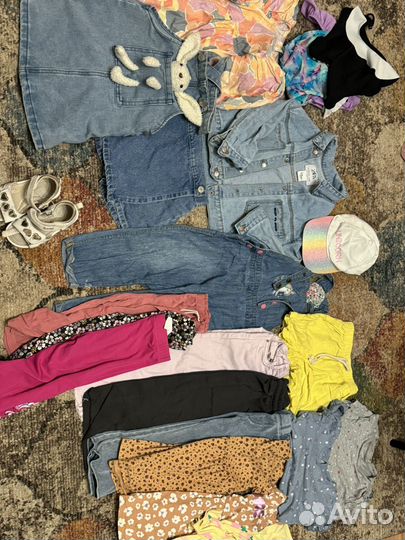 Вещи пакетом на девочку 92 98 zara hm
