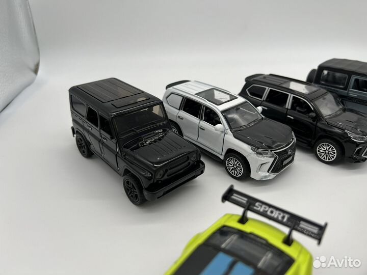 Машинки модели 1:36 porsche lexus jeep mustang